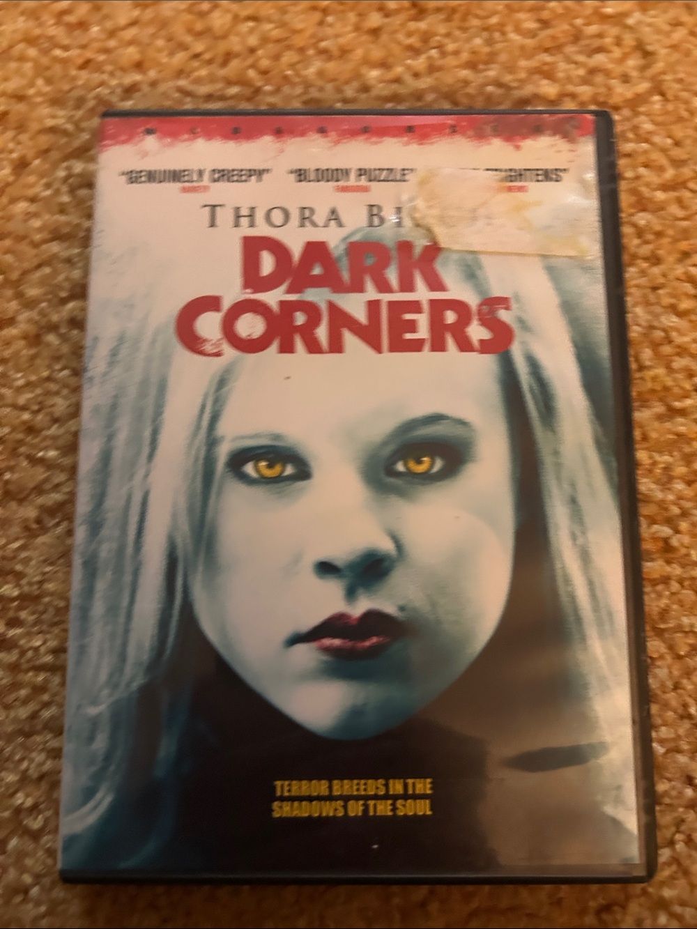 Dark Corners DVD —  Red & Yellow Cover Art
